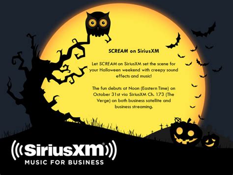 sirius radio halloween chanel|sirius xm halloween stations.